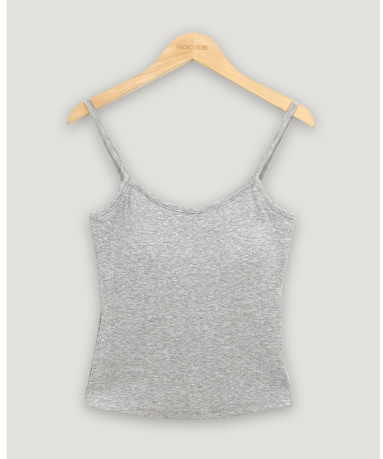 【カップ付き】ベーシックキャミソール(6color)