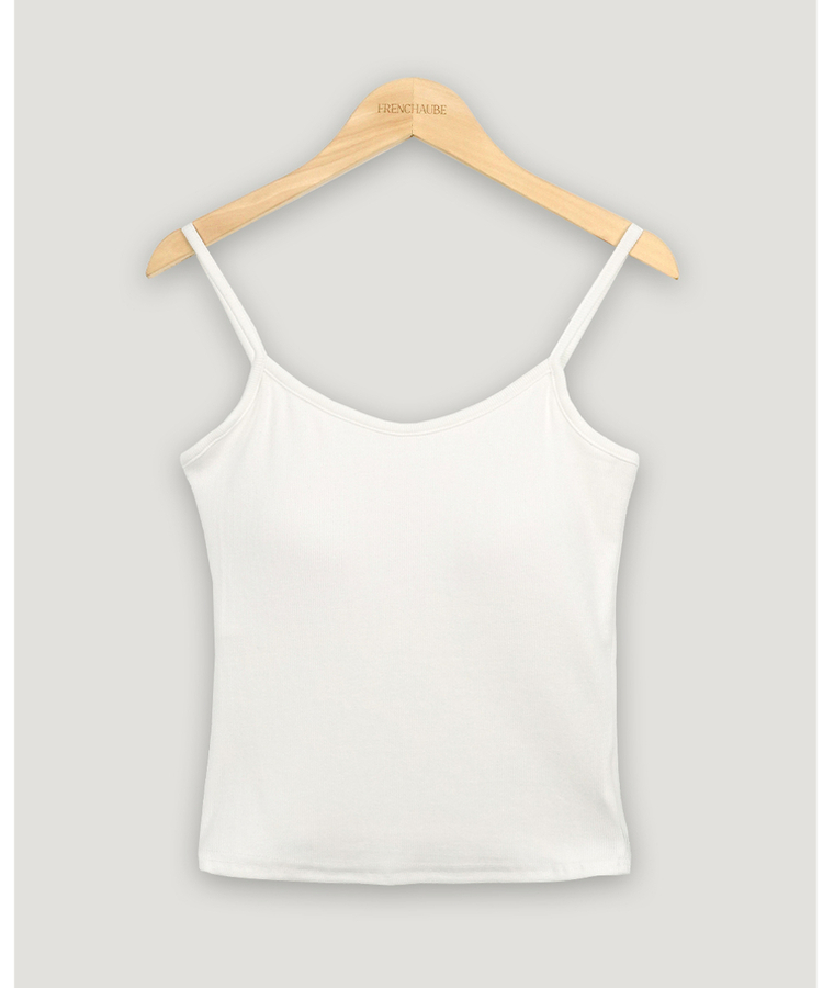 【カップ付き】ベーシックキャミソール(6color)