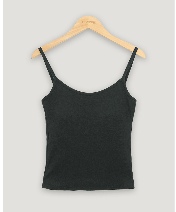 【カップ付き】ベーシックキャミソール(6color)