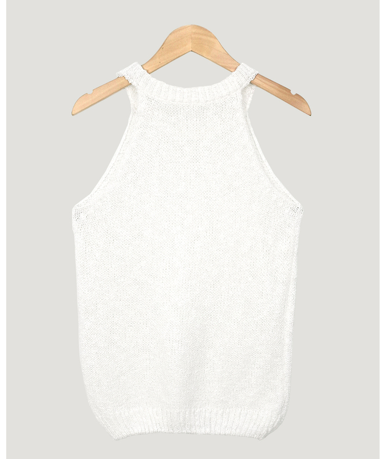 ホルターネックメッシュキャミソール(5color)