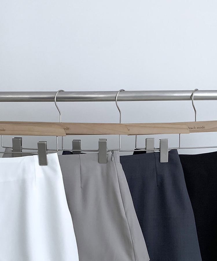 バンディングミニスカートパンツ