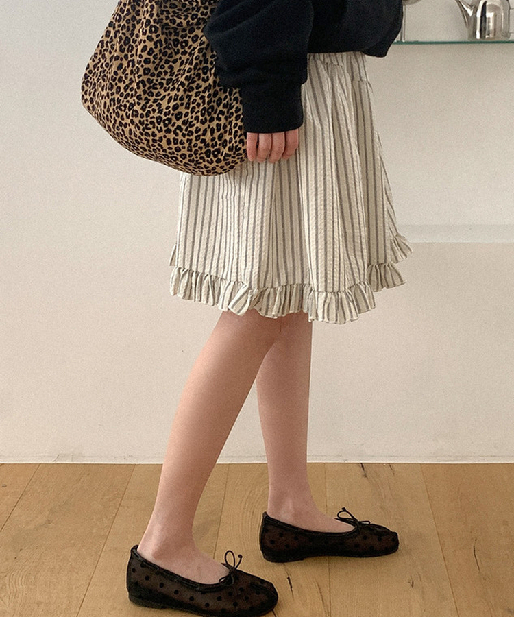 メッシュドットフラットシューズ DOTTED