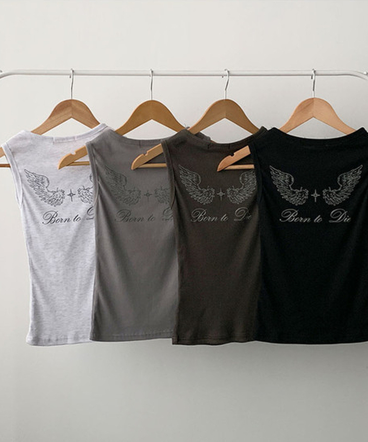 ラウンドネックキャミソール