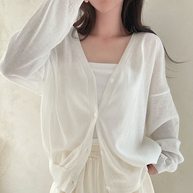 the virgins カーディガン　White 新品未使用 checked cardigan | the Virgins (Women)/ザヴァージン