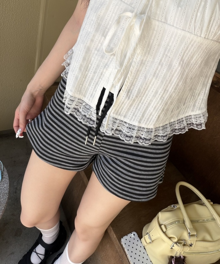 ストライプトレーニングショートパンツ｜ショートパンツ｜韓国
