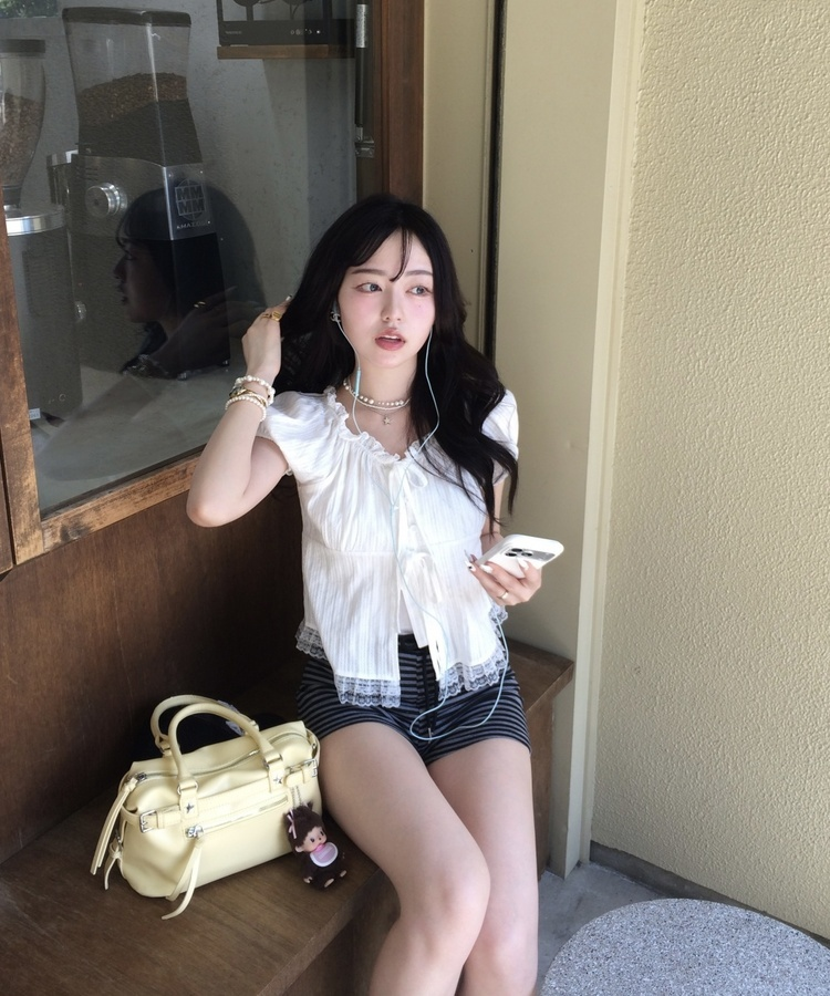 스트라이프 트레이닝 숏팬츠 블랙
