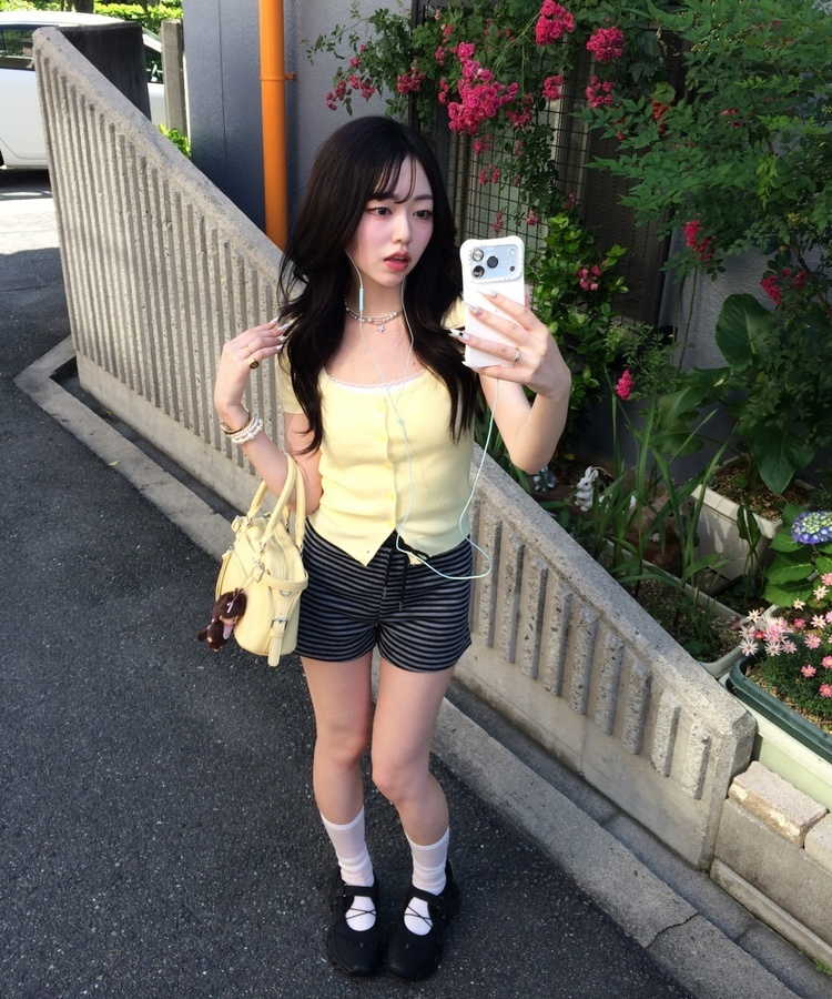 스트라이프 트레이닝 숏팬츠 블랙