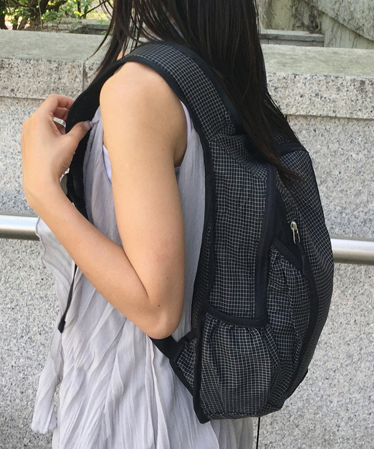 ナイロンポケットバックパック BLACK