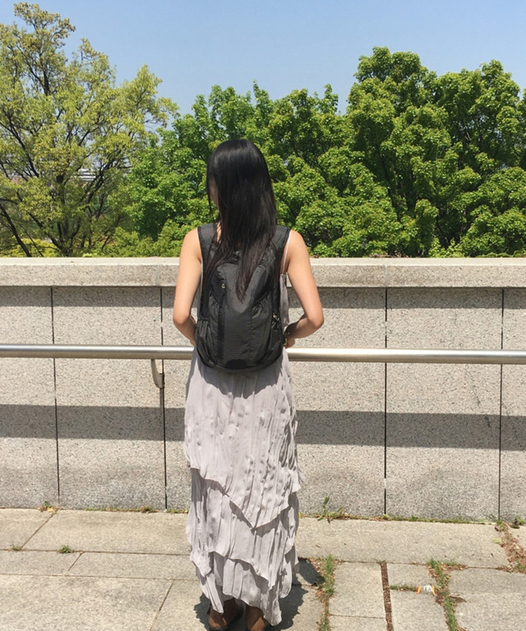 ナイロンポケットバックパック BLACK