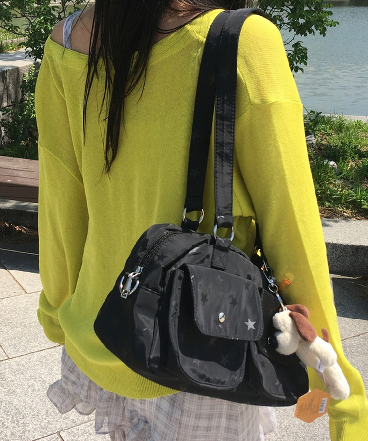 スターボストンバッグ BLACK
