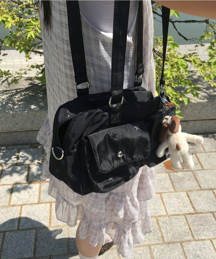 スターボストンバッグ BLACK