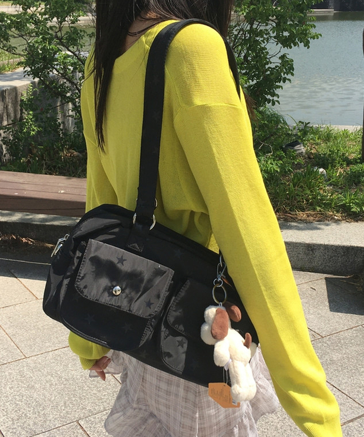 スターボストンバッグ BLACK