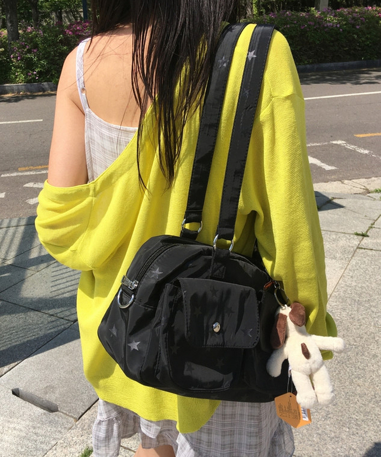 スターボストンバッグ BLACK
