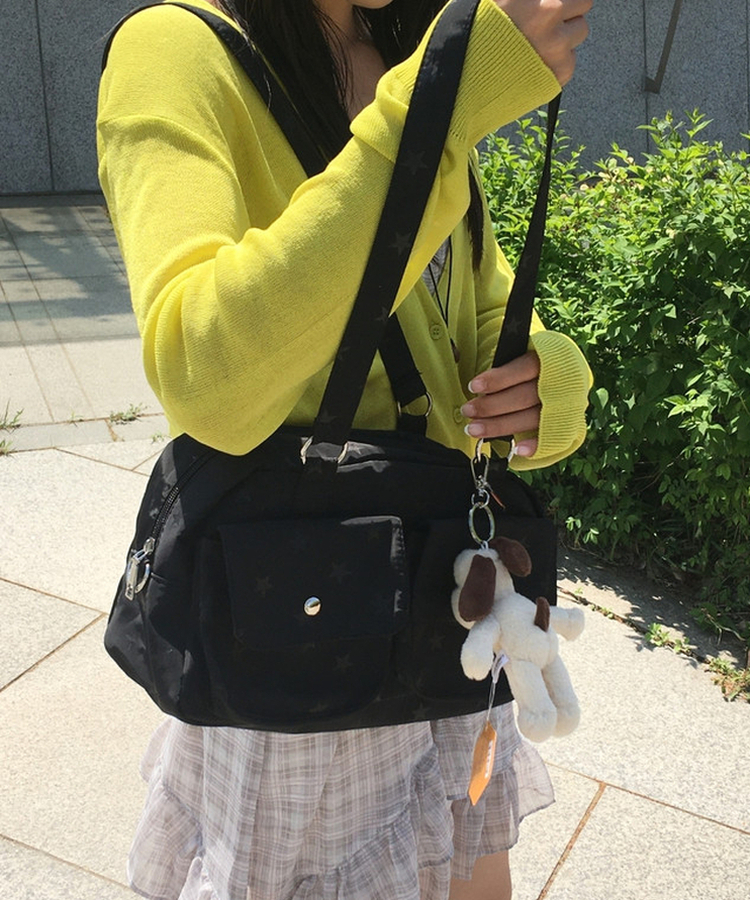 スターボストンバッグ BLACK