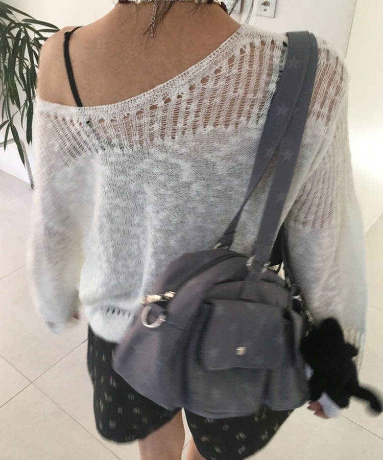 スターボストンバッグ BLUE GRAY