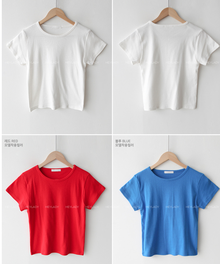 コットン半袖Tシャツ(8color)