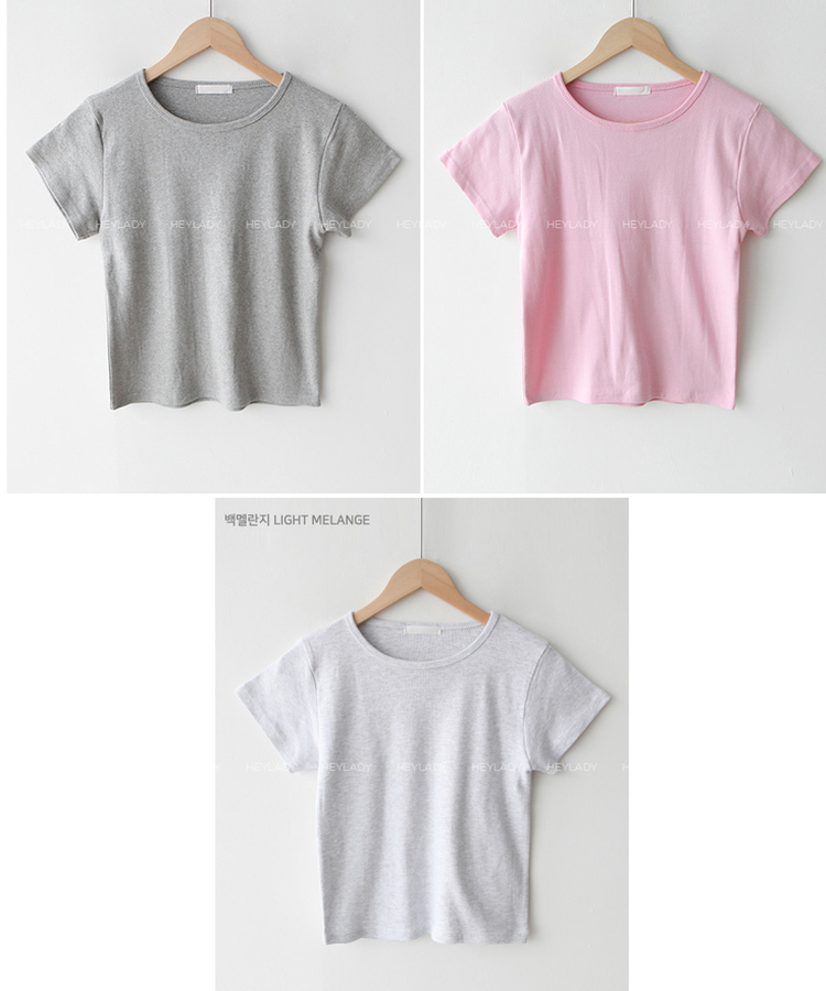 コットン半袖Tシャツ(8color)