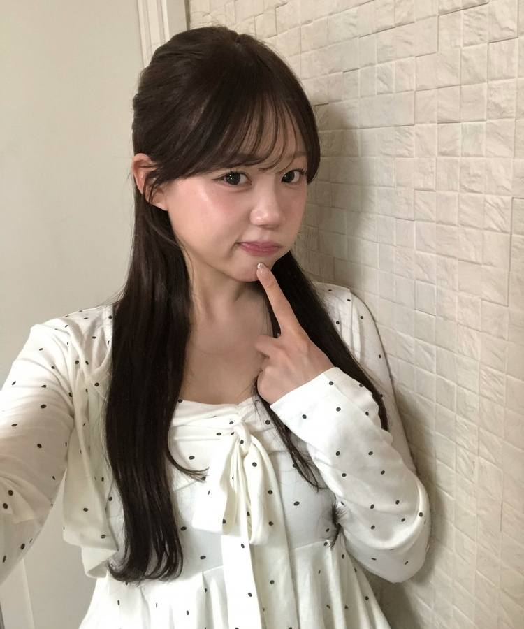 【SET】도트 플레어 나시 +가디건 화이트