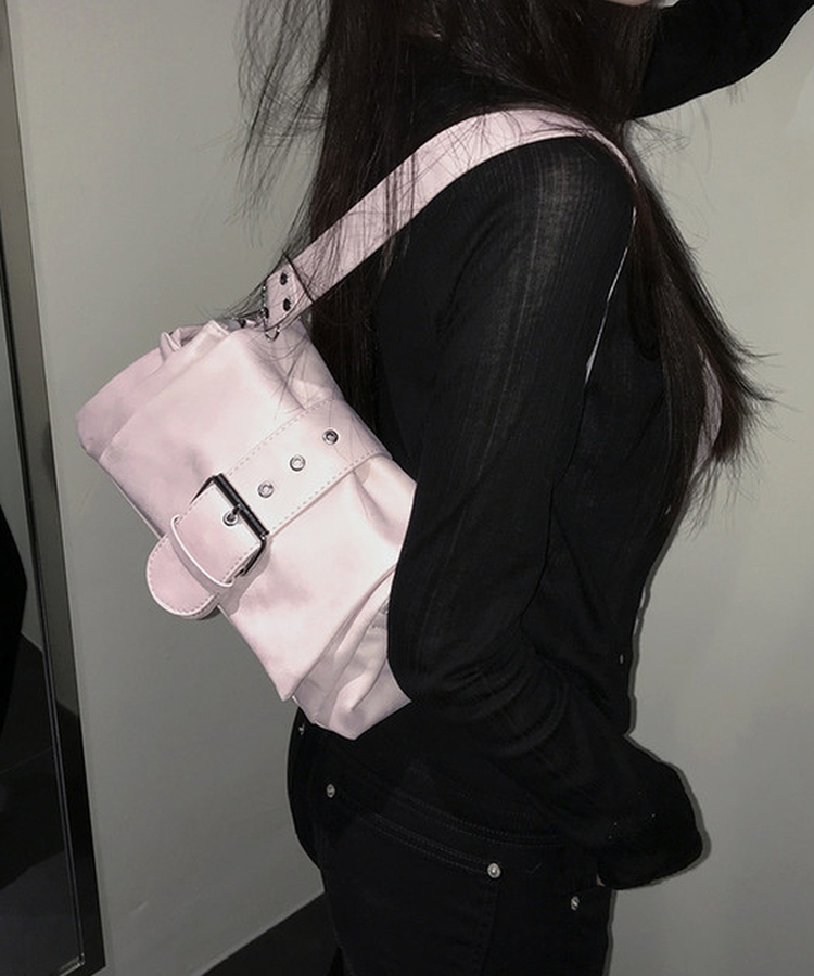 バックルクロス＆ショルダー2WAYバッグ LIGHT PINK