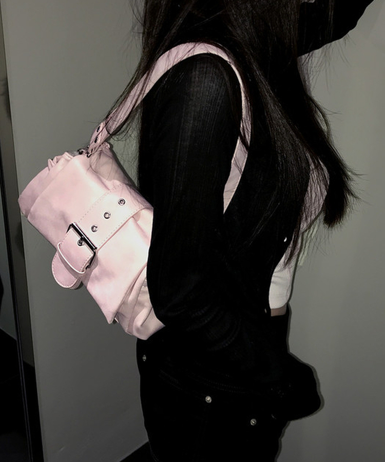 バックルクロス＆ショルダー2WAYバッグ LIGHT PINK