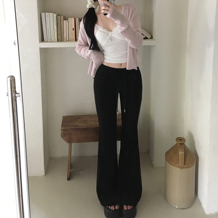 아쿠아블루 살탐방지 시스루 골지 니트 크롭 시원한 여름가디건 청록코어 핑크