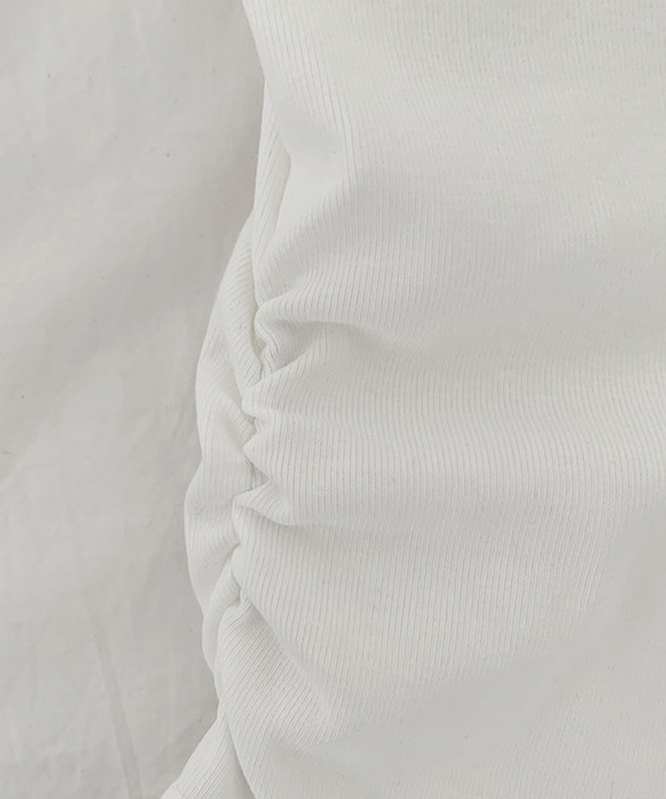 ストライプシャツレイヤード半袖Tシャツ
