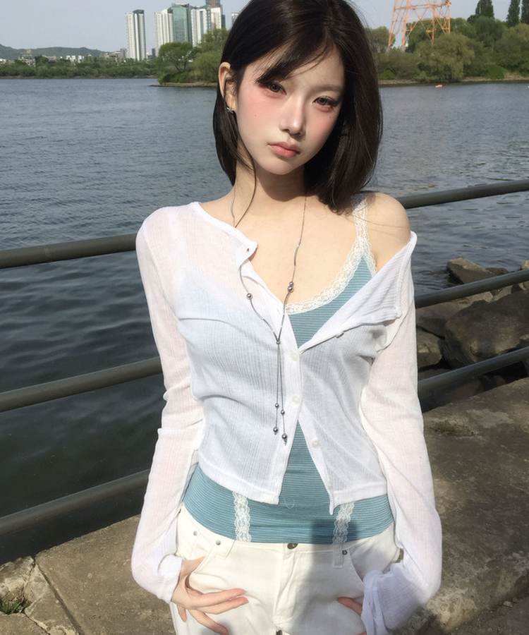 サマーニットカーディガン IVORY