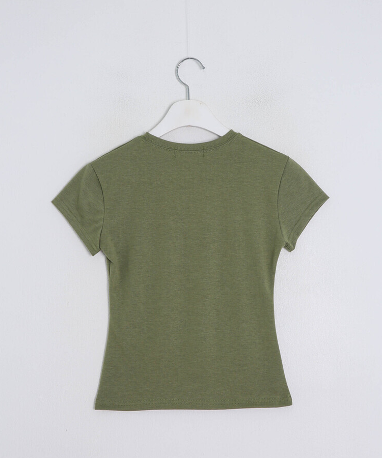 スターレタリングセミクロップTシャツ