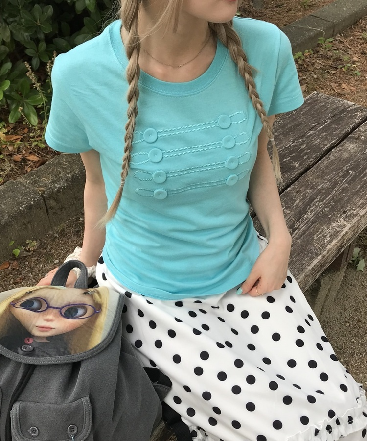나폴레옹 슬림 반팔 티셔츠 민트
