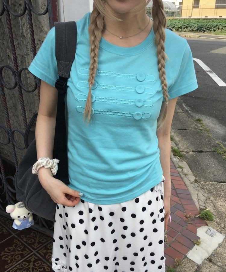 나폴레옹 슬림 반팔 티셔츠 민트