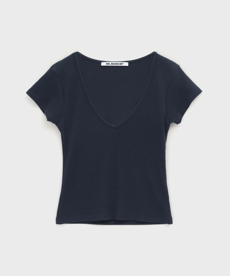 ディープVネック半袖Tシャツ(5color)