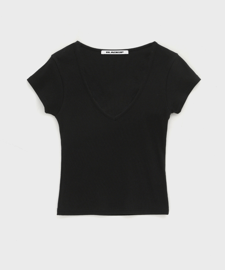 ディープVネック半袖Tシャツ(5color)