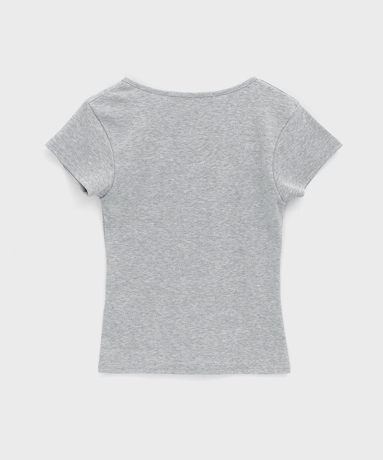 ディープVネック半袖Tシャツ(5color)