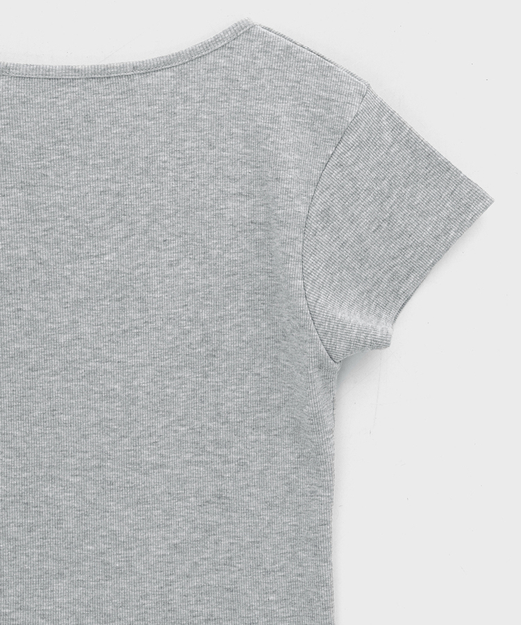 ディープVネック半袖Tシャツ(5color)