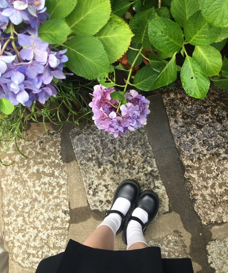 厚底メリージェーンローファー BLACK