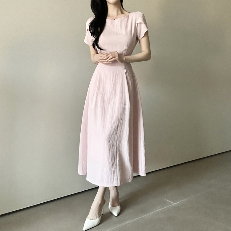 【美品】Maison celon ロングフレアワンピース クラシックフレアロングワンピース｜ロングワンピース｜韓国