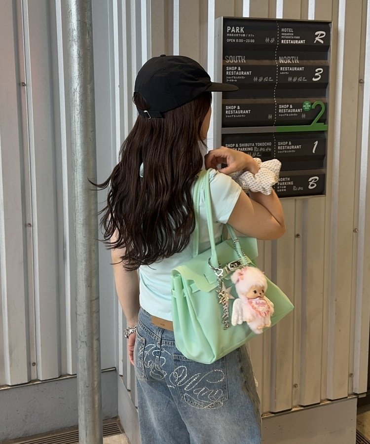 숄더 젤리백 민트