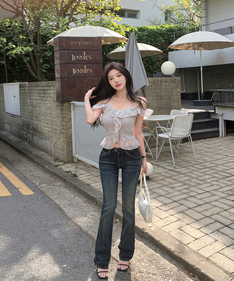 ウォッシュローライズデニムパンツ｜デニム｜韓国ファッション通販 SONA