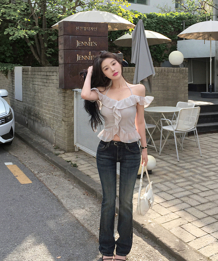 リアライズ　最終値下げ済み　これ以上はしません。 ウォッシュローライズデニムパンツ｜デニム｜韓国ファッション通販 SONA
