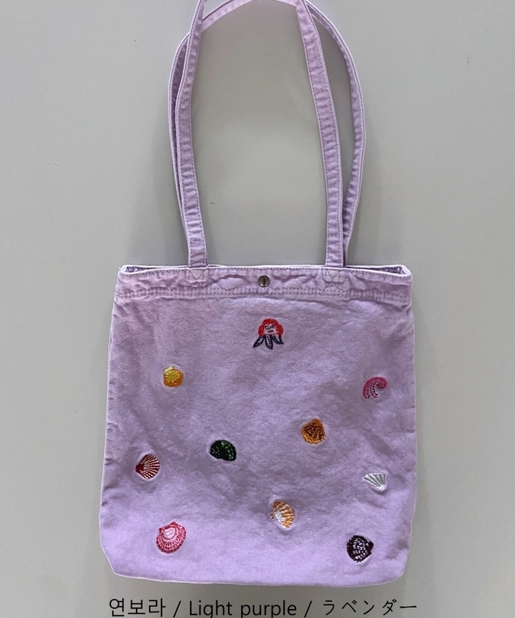 刺繍キャンバスショルダーバッグ(7color)