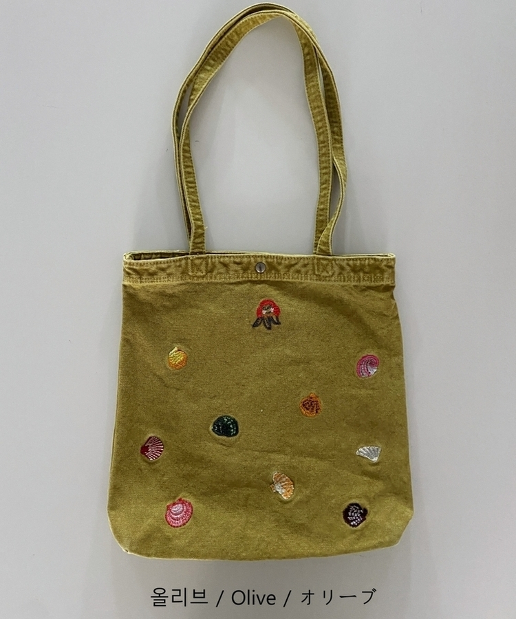 刺繍キャンバスショルダーバッグ(7color)