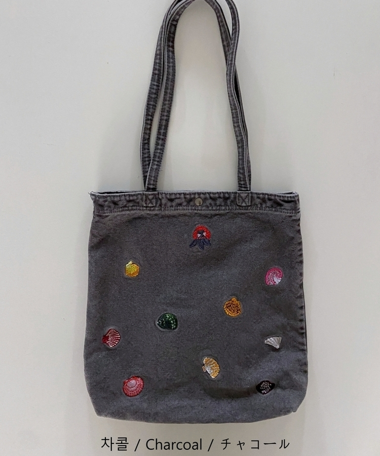 刺繍キャンバスショルダーバッグ(7color)