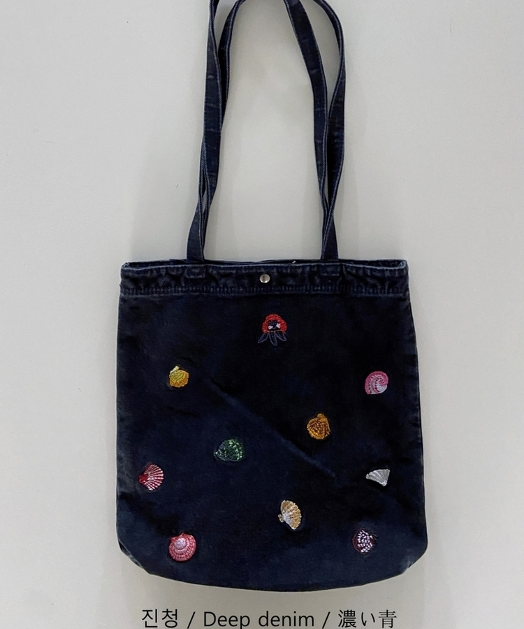 刺繍キャンバスショルダーバッグ(7color)
