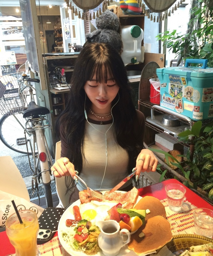 나그랑배색7부티셔츠 민트