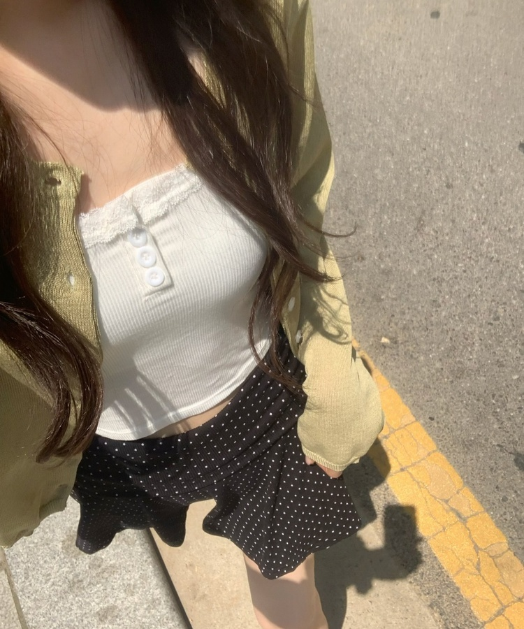 썸머 라운드 가디건 올리브