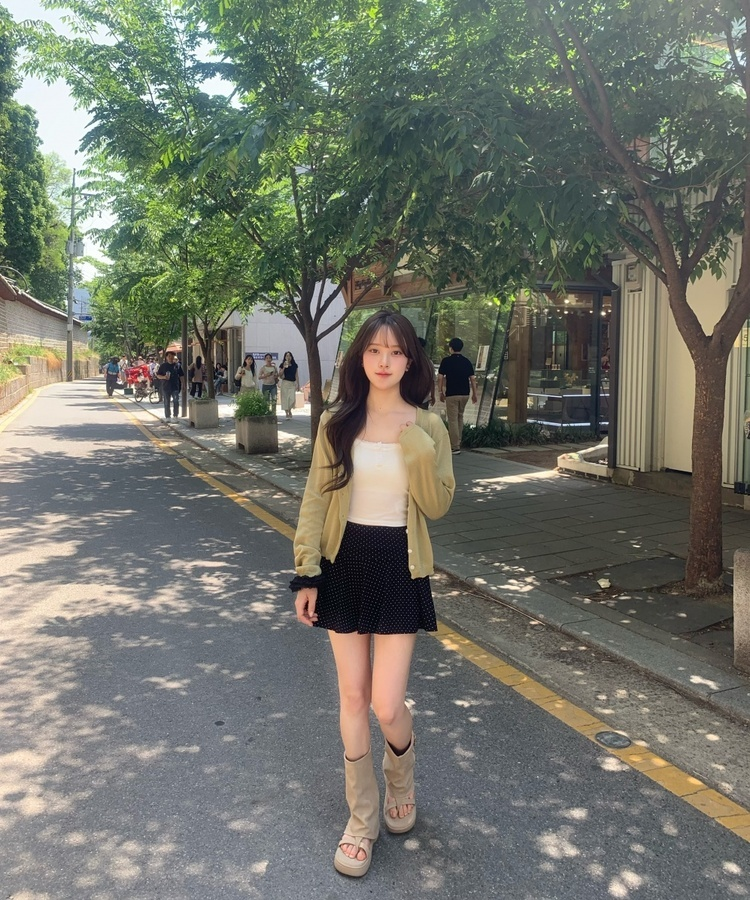 썸머 라운드 가디건 올리브