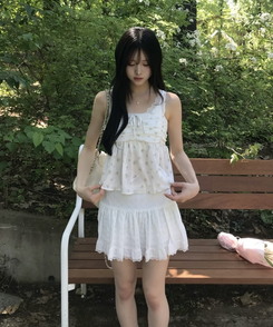 [1+1/캡내장] 만능코디♥ 레이스 볼륨 브라렛 아이보리