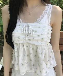 [1+1/캡내장] 만능코디♥ 레이스 볼륨 브라렛 아이보리