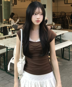 [1+1/캡내장] 만능코디♥ 레이스 볼륨 브라렛 아이보리