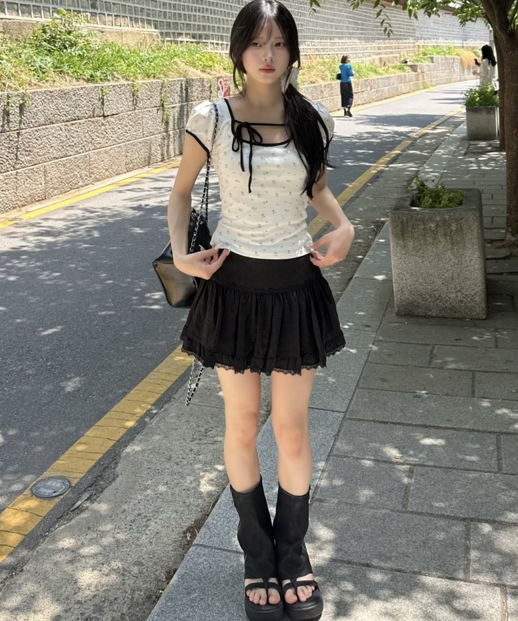 스웨이드 지퍼 부츠 샌들 블랙